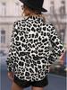 2026 Spring/Summer Leopard Print Long-Sleeve Lapel Shirt - Elegant, Versatile, and Perfect for Commuting.