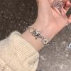 Ästhetisches Herz Stern Kettenarmband Stilvolles Perlenarmband Schickes Armband Charm-Armband Perfektes Geschenk für Modebegeisterte
