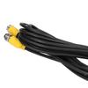 Car Video Extension Cable 4‑Pin 5m/16.4ft Male to Female Waterproof for Truck Trailer Bus Motorhome
