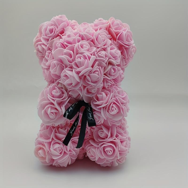 

Искусственный медведь из неувядающих роз из пенопласта - Идеально подходит для Дня святого Валентина, Дня матери, Юбилеев, Свадеб, Дней рождения и Рождества 1
