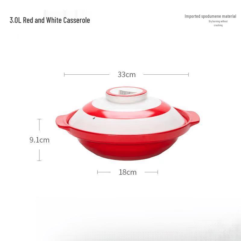 LIEI Commercial Ceramic Clay Pot with Lid