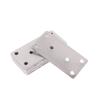 10Pcs Straight Four Hole Fixed Angle Bracket Stainless Steel Right Angle Bracket Furniture Fasteners Wood Shelves Cbinets