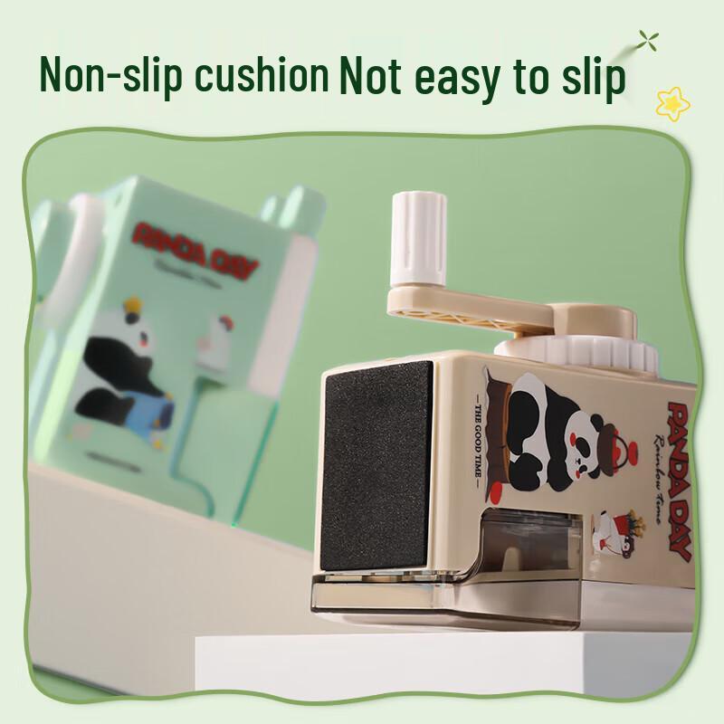 Deli Panda Cartoon Manual Pencil Sharpener