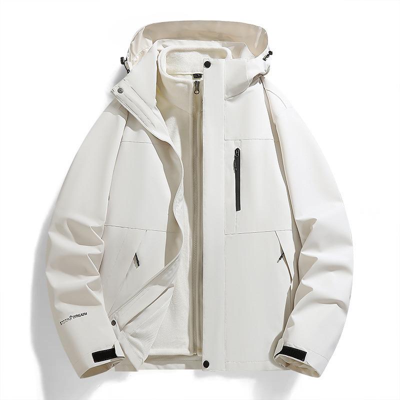 Women's Jacket Jacket Jacket Jacket In Winter Outdoor Three-in-One Removable Two-piece Mountaineering Suit Couple