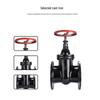 Kunmao Z45T-16 Manual Cast Iron Concealed Stem Flange Gate Valve