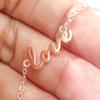 New LOVE English Letter Pendant Couple Necklace Fashionable and Versatile Creative