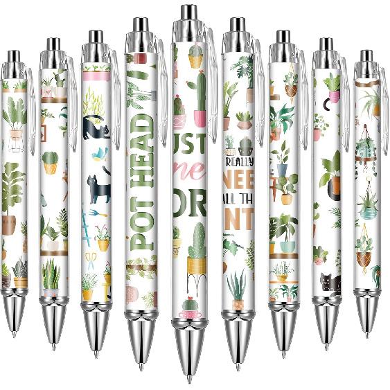 Dog Ballpoint Pens Gifts - School Office Retractable Supplies 24 Pcs Cute Gifts Bulk Black Ink Smooth Fine Point Writing Pen Colorful Graduation