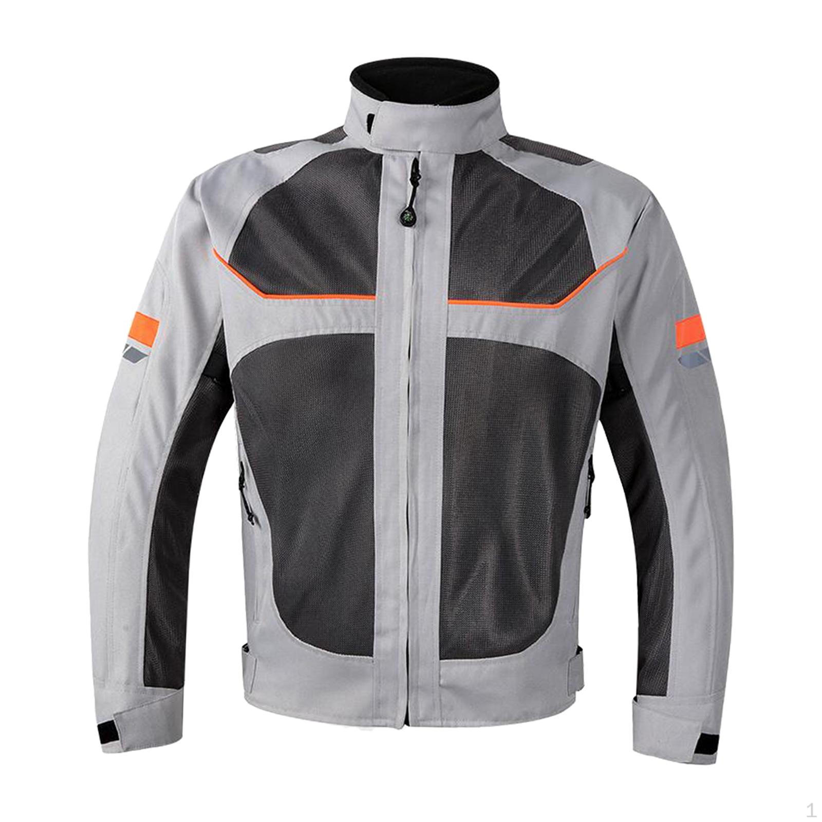 

Високопродуктивна мотоциклетна куртка для захисту Gray 3XL