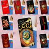 Vintage USSR CCCP For Samsung Galaxy A05 A06 A36 A26 A16 A54 A34 A14 A22 A32 A52 A55 A35 A15 A53 A13 A56 Case