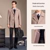 Antonio Men's Wool Blend Twill Mid-Length Suit Coat