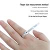 Standard Bracelet and Ring Size Measuring Tool with Magnifying Glass