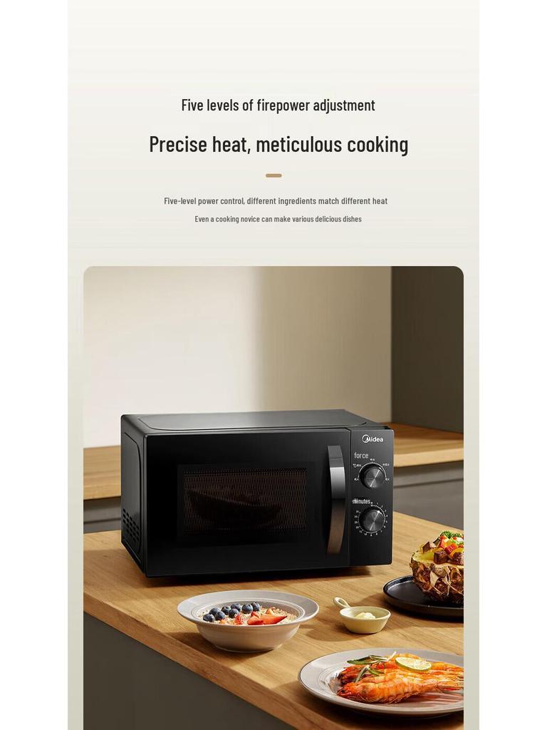 Midea Compact Microwave: Multi-functional, Even Heat, Fast Heating, Easy Operation, Flexible Timing.