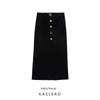 Kaslead New Arrival Women's Clothing Fashion Style Fashion Velvet Mid Length Long Length Straight Skirt 4043118