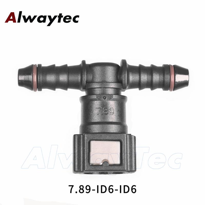 Hot Sale 5/16''-7.89mm Tee Connector Quick Released Fitting for Universal Type Automotive Parts
