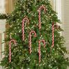 Set of 5 Colorful Sturdy Plastic Lollipop Christmas Decorations Portable Hanging Ornament for Holiday Decoration