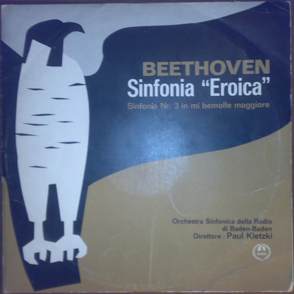 LP Record LUDWIG VAN BEETHOVEN PAUL KLETZKI Sinfonia Eroica Sinfonia Nr. 3 M2275 Concert Hall Italy Classical Used