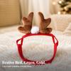 Pet Headband with Antlers Festive Headwear Soft for Pets