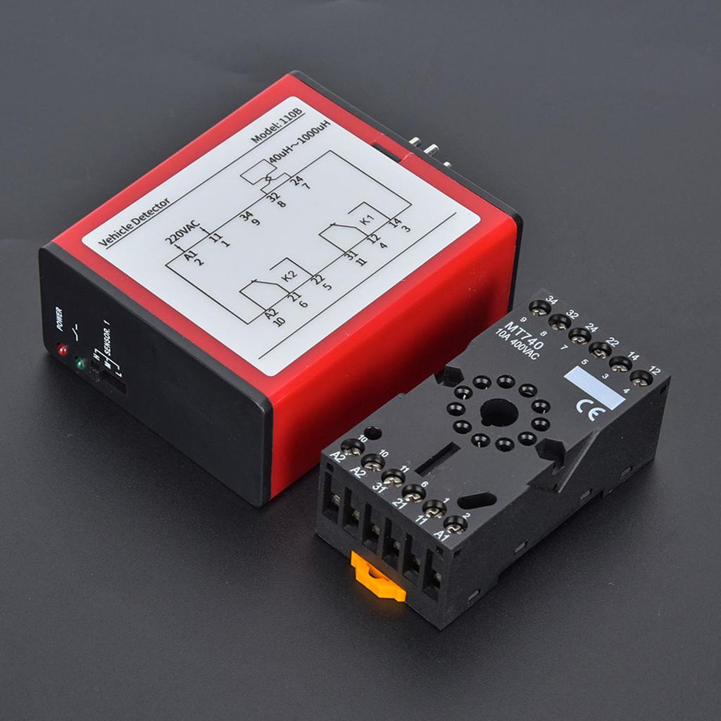 Single Channel Inductive Loop Vehicle Detector for Parking Lot Access Control