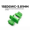 Wanddurchgangspanel-Anschlussklemme 3,81 mm Raster Steckerbares Set für Wohnmobil-Schaltkreis-Upgrade-Reparaturen