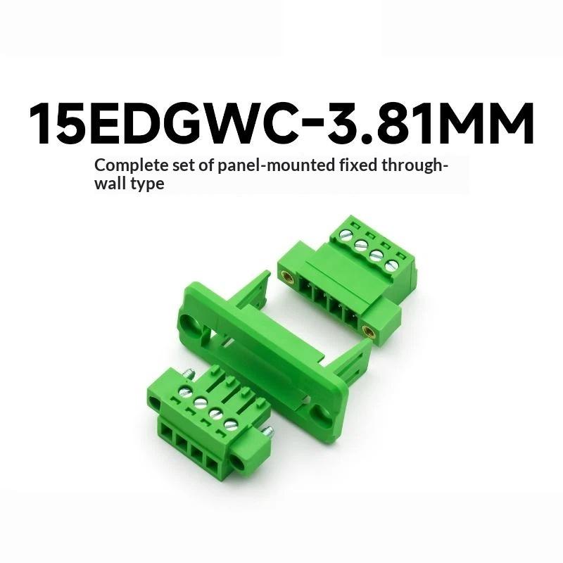 Wanddurchgangspanel-Anschlussklemme 3,81 mm Raster Steckerbares Set für Wohnmobil-Schaltkreis-Upgrade-Reparaturen