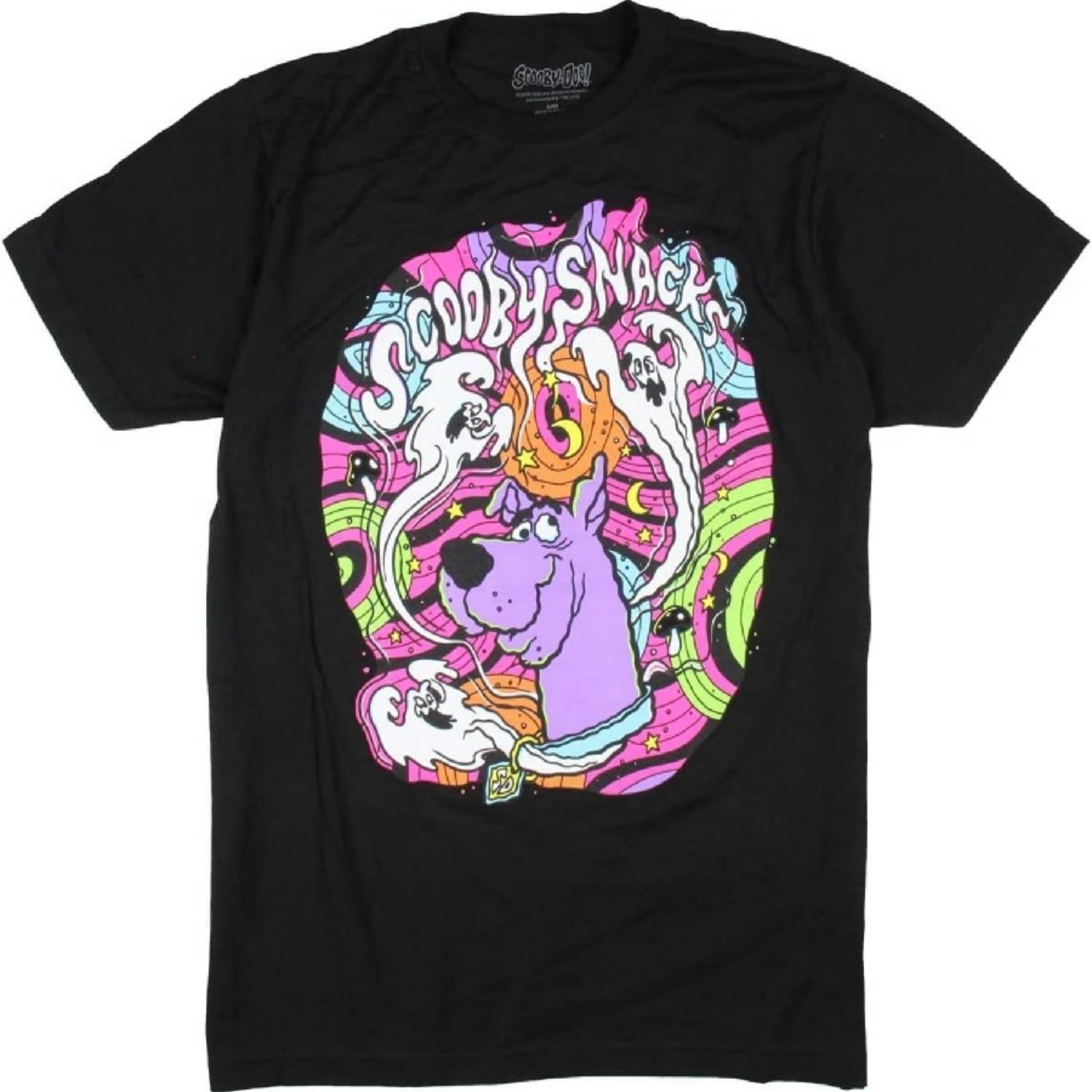 Мужская футболка Scooby-Doo с психоделическим дизайном  Scooby Snacks , X-Large 840161467744 B0979J7XVM X002XH0XFV S разноцветный