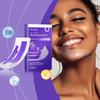 Purple Teeth Whitening Strips Brighten Tooth Remove Plaque Stain Cleaning Oral Hygiene Reduce Sensitivity Bleaching Dental Tools