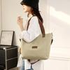 Shoulder Bag Tote Bag Women Solid Color Canvas Bag