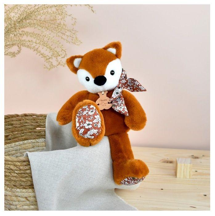 Jouet en peluche - histoire d'ours - copain câlin - renard 25 cm - orange - mixte - 0 mois - naissance