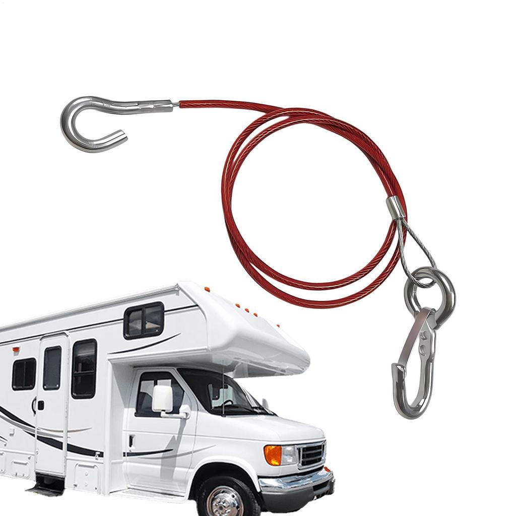 Car Winch Rope Stainless Steel Towing Wire Safety Trailer Winch Wire For Travel Car Sedan Taxi Cargo RV Motorcycle Marine