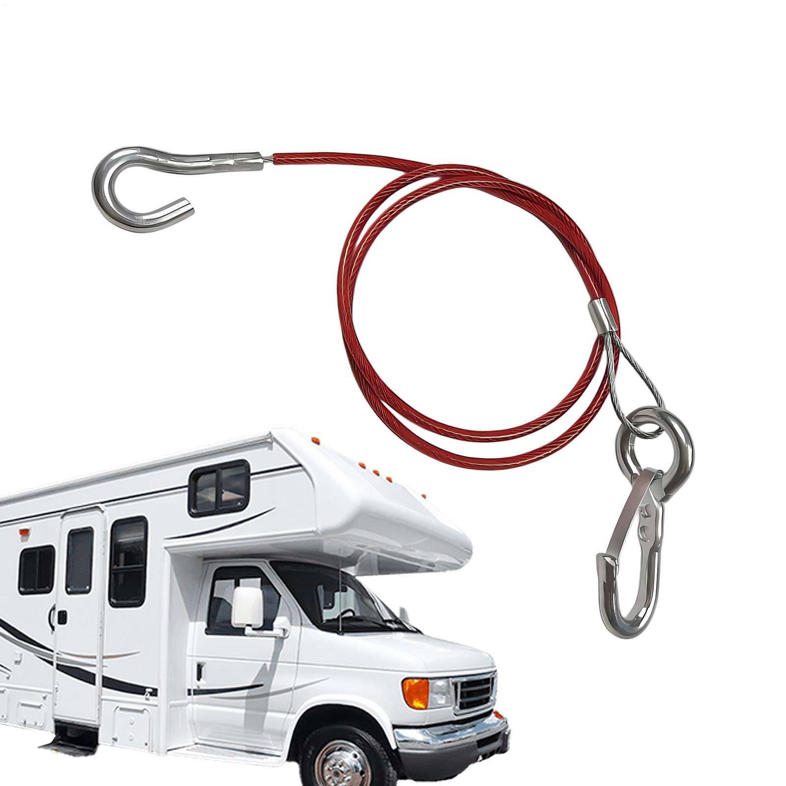 

Car Winch Rope Stainless Steel Towing Wire Safety Trailer Winch Wire For Travel Car Sedan Taxi Cargo RV Motorcycle Marine CN