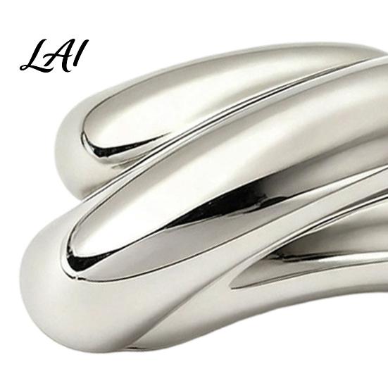 Bag Decoration for Men Arched Brooch Pin Minimalist Women, Golden Silver Alloy Lapel Clothing