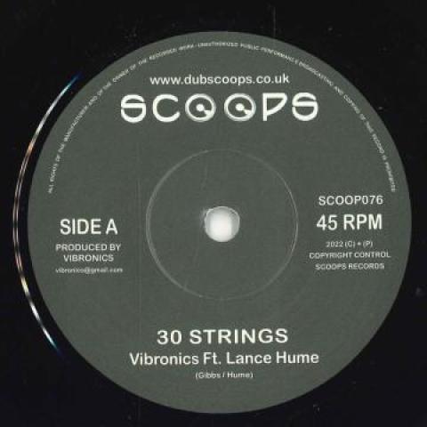 

7inch Record VIBRONICS - 30 Strings 30 Strings Dub SCOOP076 Scoops UK 2022 UK Reggae Ska Dub