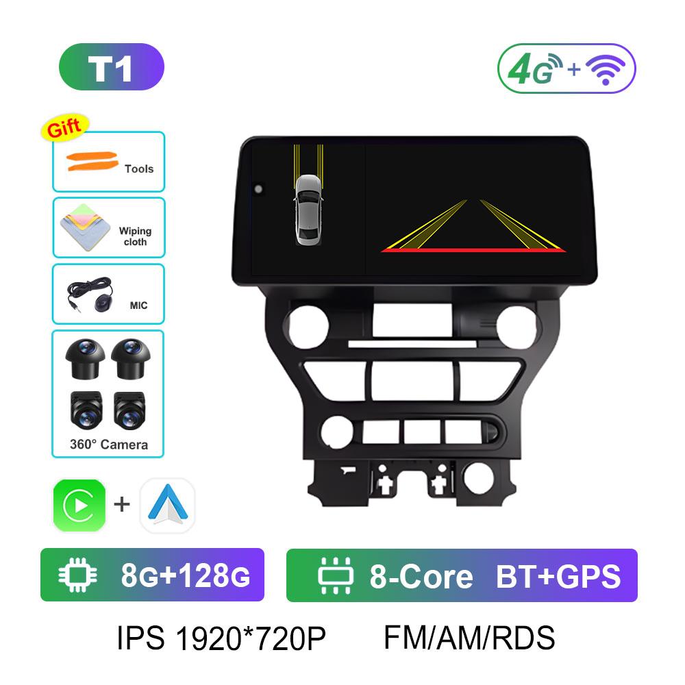 Android Smart System for Ford Mustang 2015 2016 2017 2018 - 2020 Wireless Carplay DSP Stereo Cooling Fan GPS Navigation No 2 Din