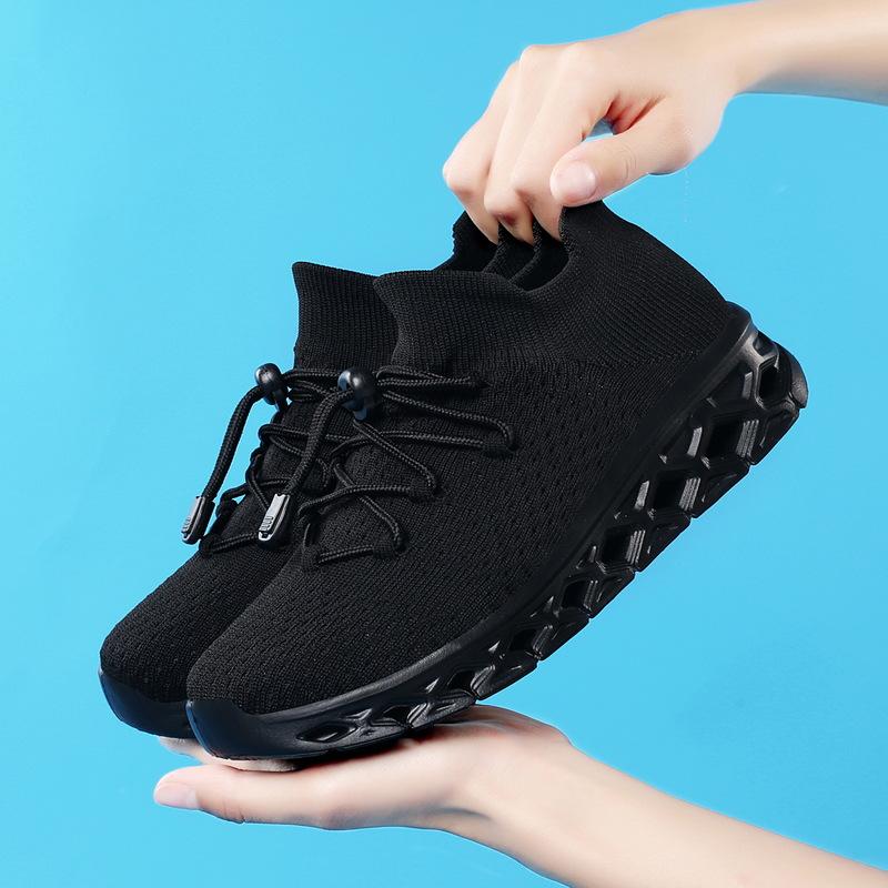 

Slow shock high elastic flying woven socks shoes women s shoes light and breathable summer sports classmates large size small size shoes 34
