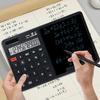 Dual Power Solar Business Calculator with Handwriting Board - Large Screen & Voice Feature