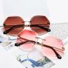 4PCS Fashion Rimless Square Sunglasses Women Men Vintage Luxury Brand Designer Ins Sun Glasses for Female UV400 Shades