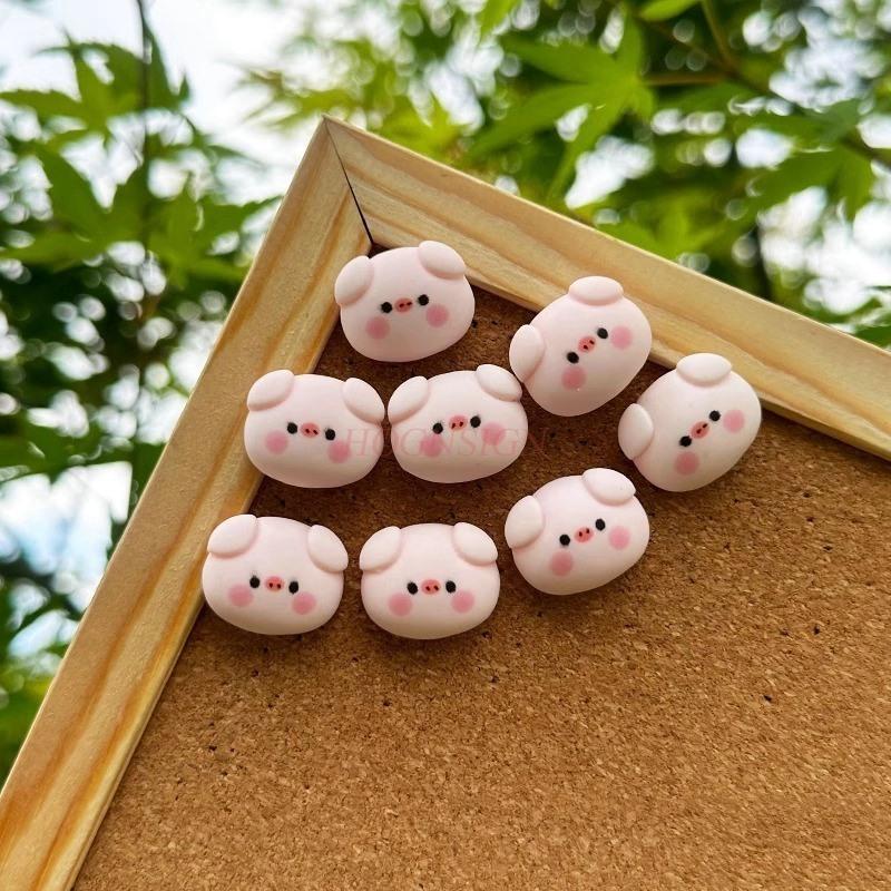 

8pcs Creative Push Pin Cute Pig Soft Wooden Board Felt Photo Wall Message Board Decorative Button China Mainland