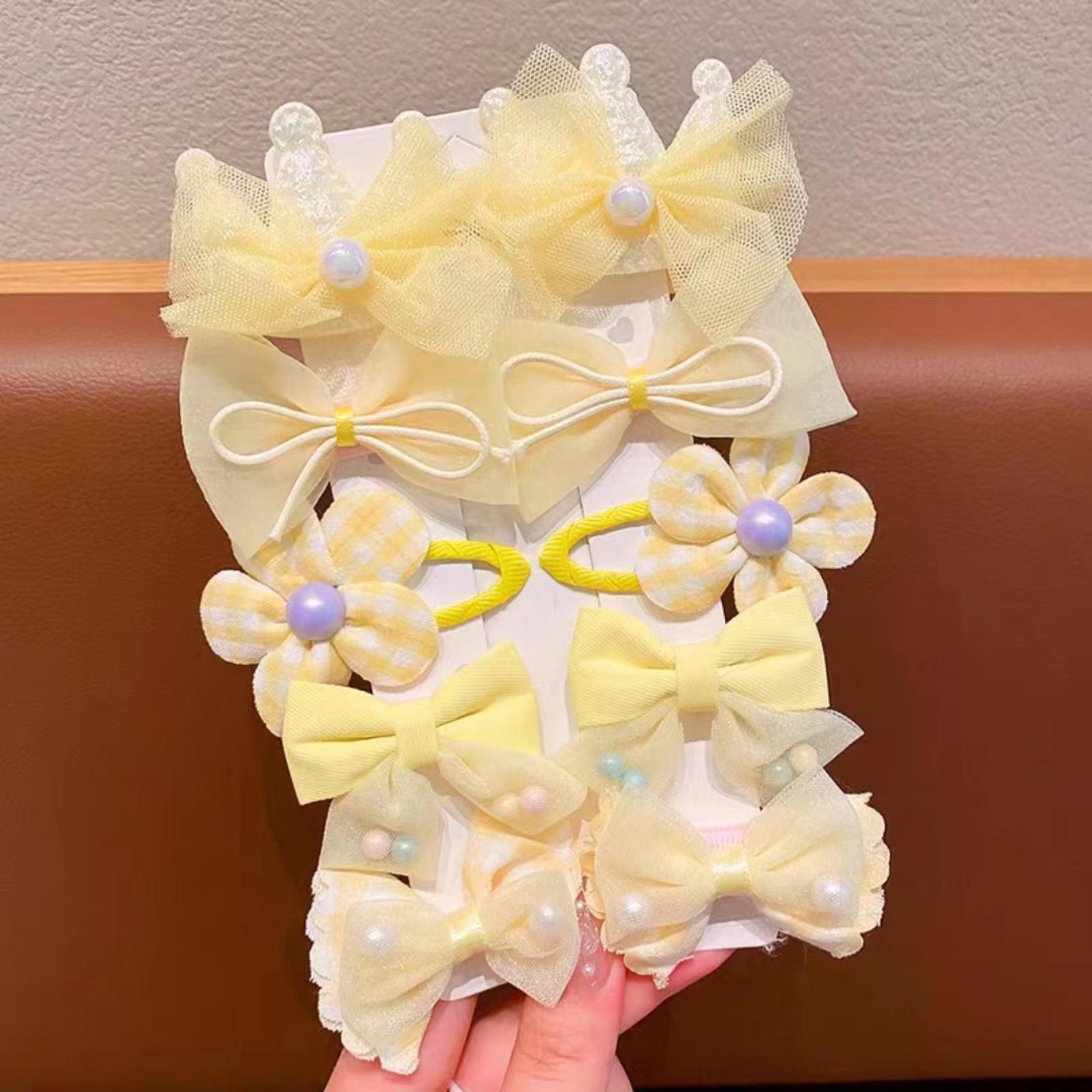 

Princess Bow Hair Clip Set - Cute Baby Hair Clips One Size