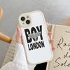 Classic B-Boy L-London Logo Phone Case For IPhone 16 15 14 13 Pro Max 11 12 Plus Leather Silicone Cover