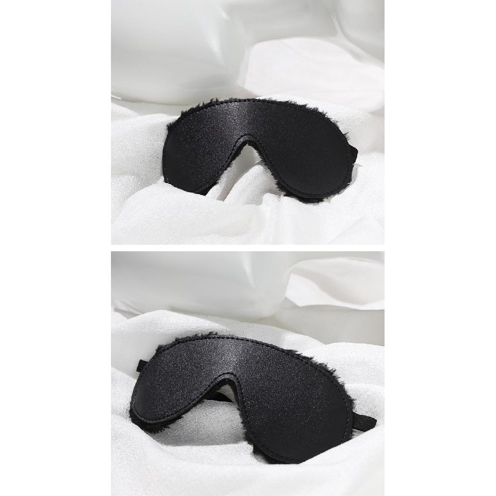 Fun Leather Plush Eye Mask Adult Fun Sex Products Couple Sex Toys SM
