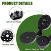 Shade Net Fixing Clips Durable Reusable Plastic Easy Install Weatherproof for Garden Patio Outdoor Greenhouse Use