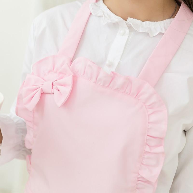 Grembiuli da Cucina Grembiule con Volant Grembiule da Cameriera Grembiule Cosplay da Cameriera Grembiule da Cucina Grembiule da Principessa con Tasche per l'Uso Quotidiano