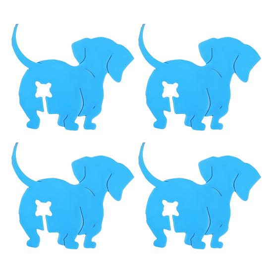 4Pcs Cat Butt Bread Clip Reusable Cat Dog Food Bag Clips 3D Printed Funny Cat Dog Butt Shaped Bread Tie Cat Lover Gifts