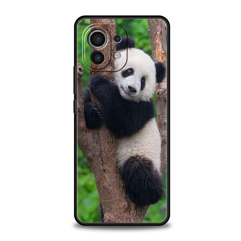 Phone Case For Xiaomi 15 14 13 12 Lite 14T 13T 12T Pro Poco X7 X6 X5 X4 X3 NFC F7 Ultra F6 Pro Soft Cover panda