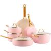 GreenPan Padova Reserve Cookware Set 6 Pcs Pink