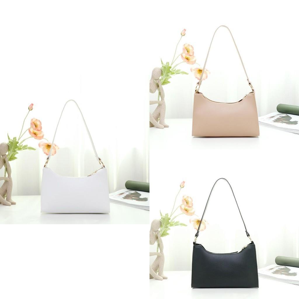 2022 Hobo Armpit Bag Ladies Handbags Simple Fashion Stick Bag Korean Tote Bag Women White