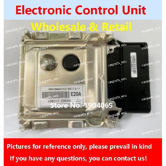 39113-2B113 HHA/39124-2B630 B621 For Hyundai KIA Car Engine Computer Board/ECU/ME17.9.11 39117-2B800 E20A/39117-2B640 E76A 39117-2B640