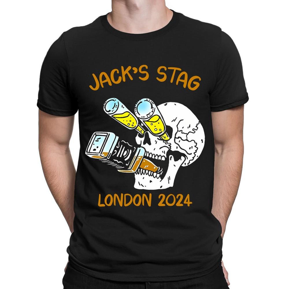 

Personalised Any Name Stag Do Drinking Skeleton Wedding Gift Mens T-Shirts #DNE XL