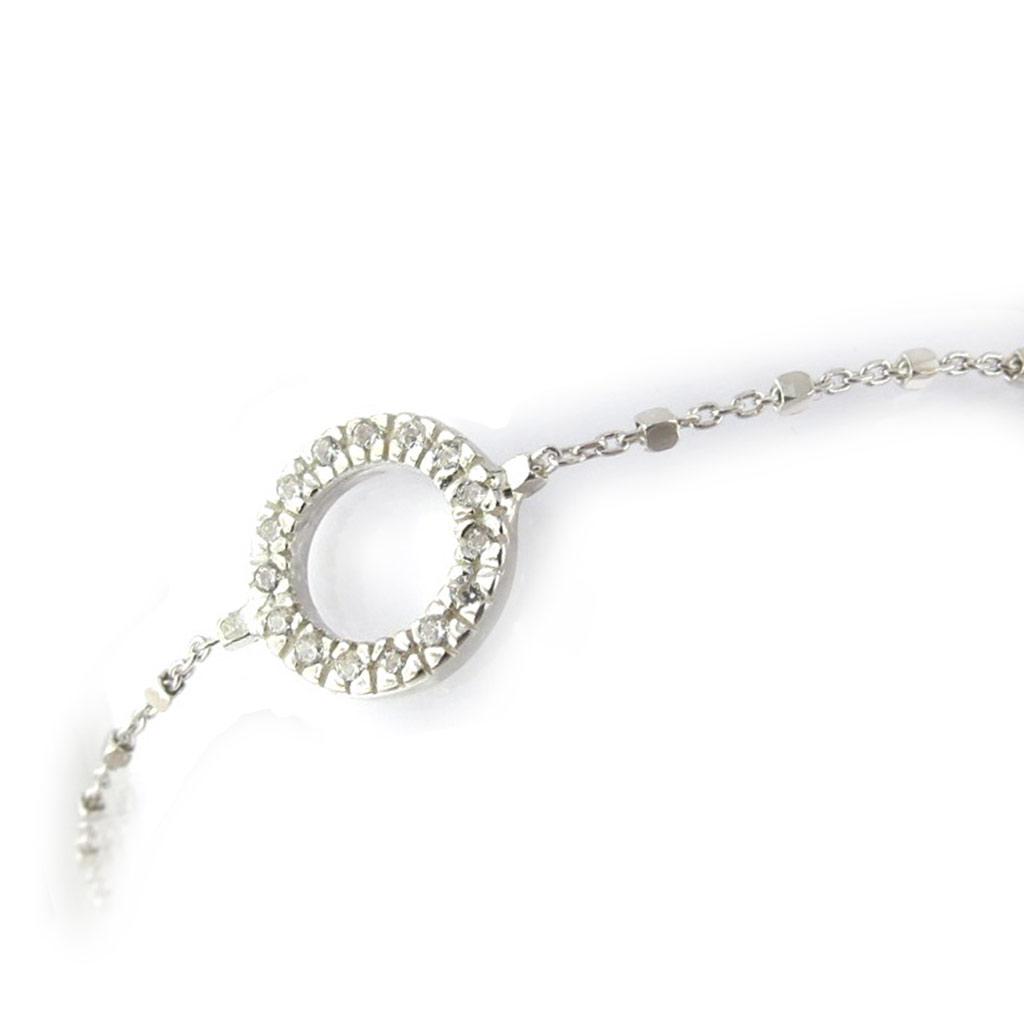 Les Trésors De Lily [N1071] - Silver Bracelet 'Sissi' Silver White