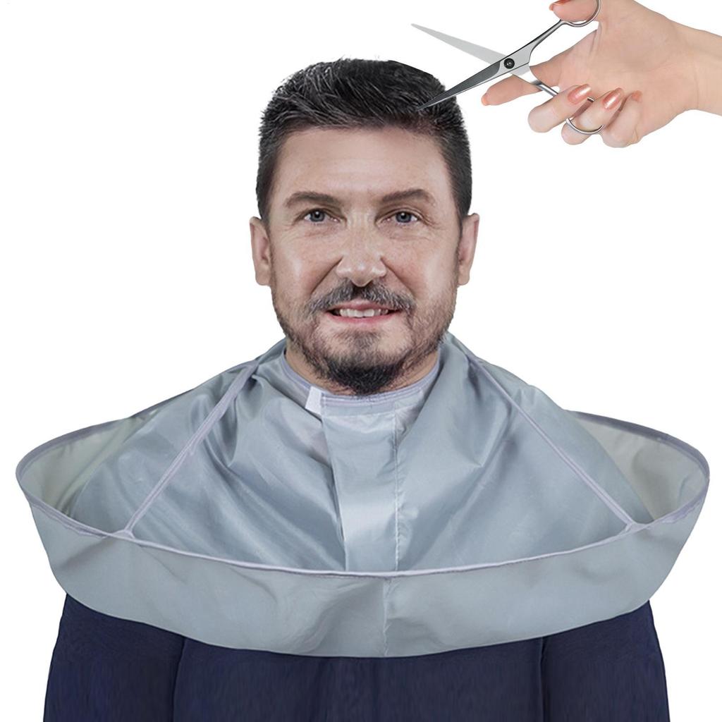 Hair Cutting Cloth 60cm Haircut Umbrella Catcher Barber Styling Cape Unisex Hair Cutting Accessories with Adjustable Neck Size